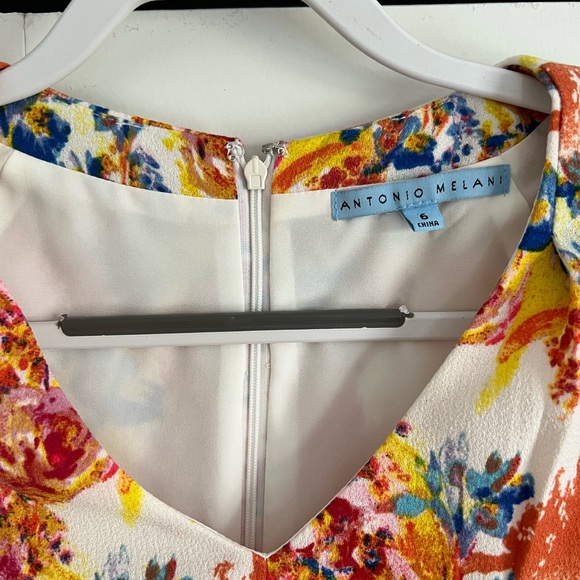 NWT ANTONIO MELANI floral dress - Picture 5 of 5